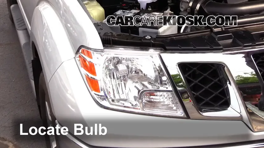 2012 Nissan Frontier SL 4.0L V6 Crew Cab Pickup Éclairage Feux de route (remplacer l'ampoule)